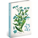 Diář 18měsíční 2025/2026 Petito - Herbář, 11 x 17 cm