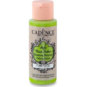 Textilní barva Cadence Style Matt Fabric - pistáciová zelená / 50 ml