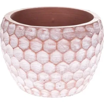 Květináč Betonový květináč růžový