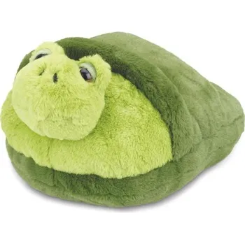 Hračka Cozy Noxxiez hřejivý plyšový pantofel - Želva