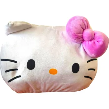 Hračka Plyšový poláštařek s otvorem na ruce Hello Kitty fialová mašle