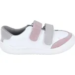 Celoroční boty Jonap barefoot Joy bílá/růžová 27
