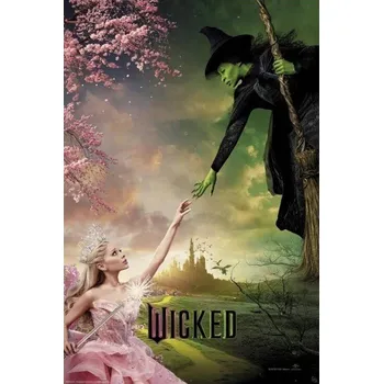 Plakát Plakát 61x91,5cm - Wicked - Elphaba & Glinda