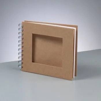 Dětské zboží Album bez kapes, spirálová vazba, výřez obdelník, 25 listů 190g/m2 - A5 21x15 cm