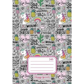 Sešit Školní sešit 540 Kaktusy a ananasy - Sešity