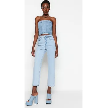 Dámské džíny Džíny trendyol Hellblau 1205251 34