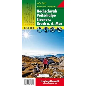 WK 041 Hochschwab, Veitschalpe, Eisenerz, Bruck 1:50 000 / turistická mapa