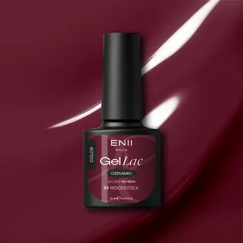 Kosmetika ENII NAILS Gel lak Ceramic 89 Woodstock - gelový lak bez HEMA 10 ml