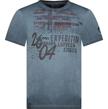 Oblečení a móda Tričko Geographical Norway Dunkelblau 6451516 164
