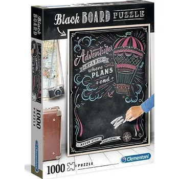 Dětské zboží Clementoni Puzzle Black Board Cestování / 1000 dílků