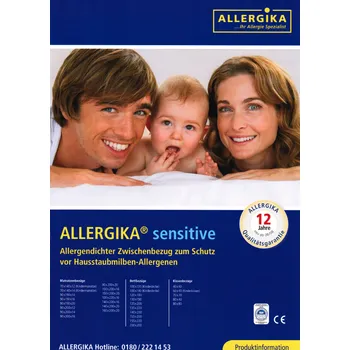 Povlak na polštářek Allergika Sensitive Povlak na polštář 40x80 cm