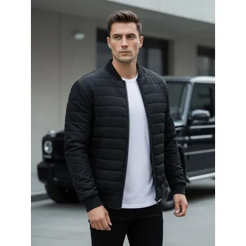 Pánská bunda Dstreet Pánská prošívaná bomber bunda Plata černá L TX2213