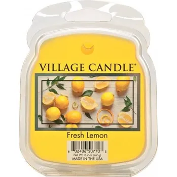 Vůně do bytu Village Candle - Vonný vosk Fresh Lemon , 62 g