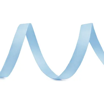 Stuha Atlasová hedvábná stuha oboulící šíře 10 mm matná Varianta: 401 modrá světlá, Balení: 20 m