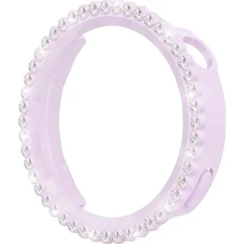 Ochranný rámeček s kamínky pro Huawei Watch GT 6 41mm - Růžový