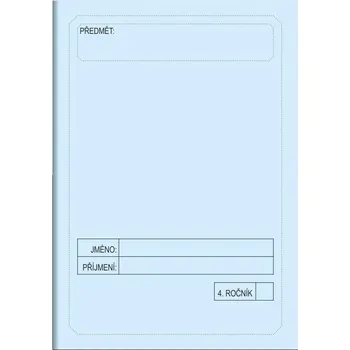 Školní sešit 4. ročník (modrý)