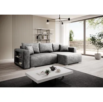 Sedací souprava Rozkládací rohová sedačka MARKO 275x152 šedá