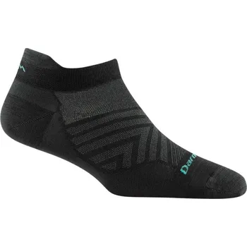 Dámské oblečení Darn Tough Run No Show Tab Ultra-Lightweight dámské merino ponožky – Black, L 186307