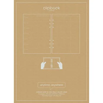 Kancelářské potřeby Filofax kalendář nedatovaný týden na 2 strany