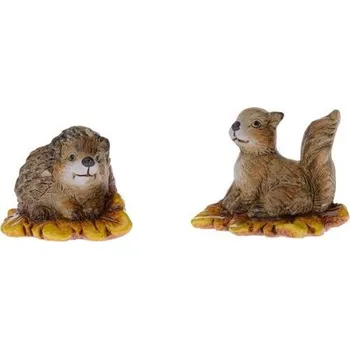 Party dekorace Keramické veverky - sada 2 ks
