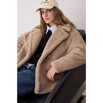 Dámská vesta Bunda trendyol Hellbraun 8850434 40