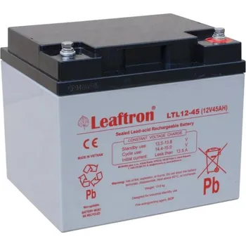Autobaterie Leaftron Záložní akumulátor Leaftron LTL12-45 12V, 45Ah, 540A