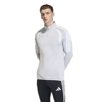 Pánská mikina Mikina s krátkým zipem Adidas Tiro 26 League TOP šedá Velikost: 140