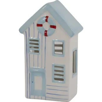 Chic Antique Dekorativní domek Beachhouse Light Blue/White