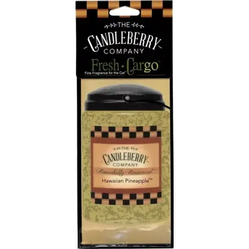 Vůně do auta Candleberry - vonná visačka do auta, Hawaiian Pineapple