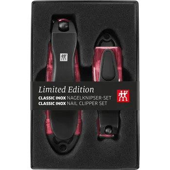 Zwilling, Kleštičky na nehty Classic Inox v pouzdře červené 2 ks - Formadore
