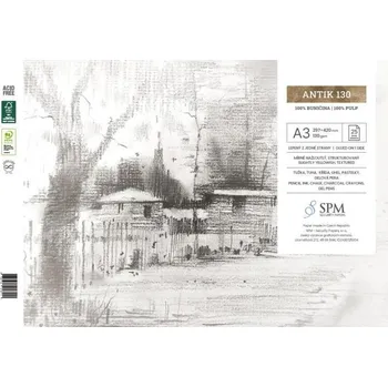 Grafický blok Antik 130 g/m2, A3