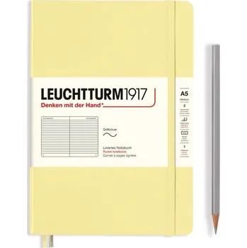 Sešit Vanilla, Softcover, Medium (A5), 123 p., ruled
