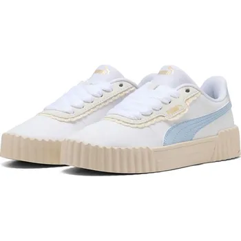 Dívčí tenisky Boty Puma Creme/ Hellblau 6197056 36