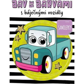 omalovánky Bav se barvami s báječnými vozidly