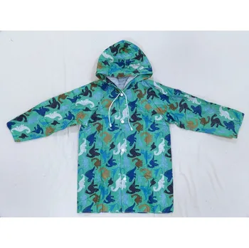 Pláštěnka Eleven Dětská pláštěnka Dinosauři zelená Velikost: 92