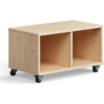 Komoda Skříňka CASPER, 2 přihrádky, bříza