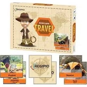 Anglický jazyk Memory Game - Travel