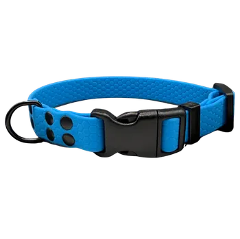 Obojek pro psa Obojek KLIK z HEXA materiálu - šíře 20mm Barva: Světle modrá, Velikost: XS