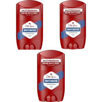 OLD SPICE Tuhý deodorant Whitewater 3x50 ml