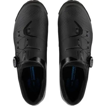 Pánské cyklistické tretry Cyklistické tretry SHIMANO sh-xc302 WIDE černé - Černá, 42