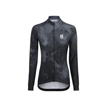 cyklistický dres KALAS MOTION Z6 | Cyklistický dres dlouhý rukáv | Midnight Blue | DÁMSKÝ | Velikost: 6/XXL