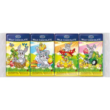 Cukrovinka Only Velikonoční mléčná čokoláda 4×15 g - originál z Německa