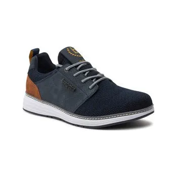 Pánské polobotky Polobotky Bugatti 321-A3C616-900-4100 Tmavomodrá 40