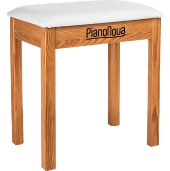 Klavírní stolička a lavice Pianonova PS2025NT Dřevěná stolička ke klavíru Natural (Jako nové)