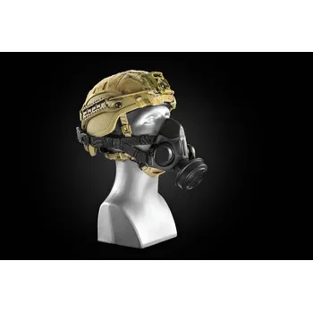 Plynová maska Avec® Komunikační systém / konektor Peltor®, Barva: Černá