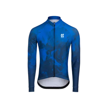 cyklistický dres KALAS MOTION Z6 | Cyklistický dres dlouhý rukáv | Ocean Blue | Velikost: 6/XXL