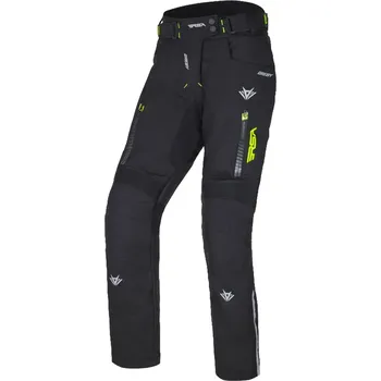 Moto kalhoty Dámské kalhoty na motorku RSA Greby 2 černo-fluo žluté L