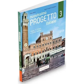 Italský jazyk Nuovissimo Progetto italiano 3 Libro dell'insegnante + CD audio