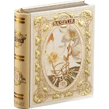 Horký nápoj BASILUR Book Love Story III. Pyramid malý plech 5x2g