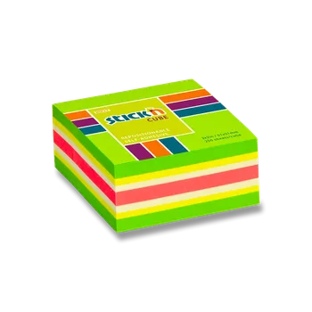 Samolepicí bloček Hopax Stick’n Notes Neon 51 × 51 mm, 250 listů, různé barvy - zelený